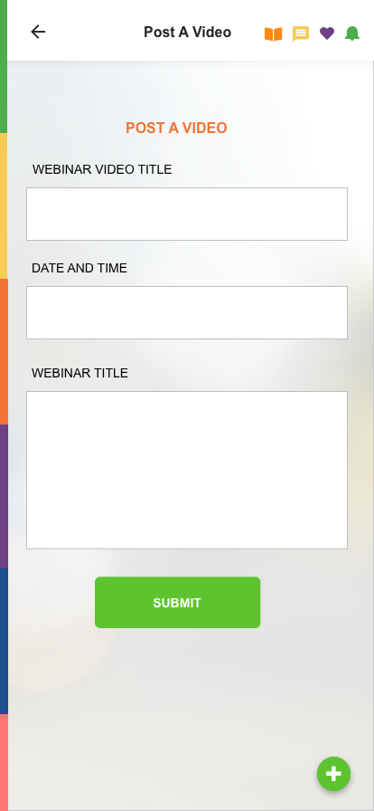 Post a schedule Webinar